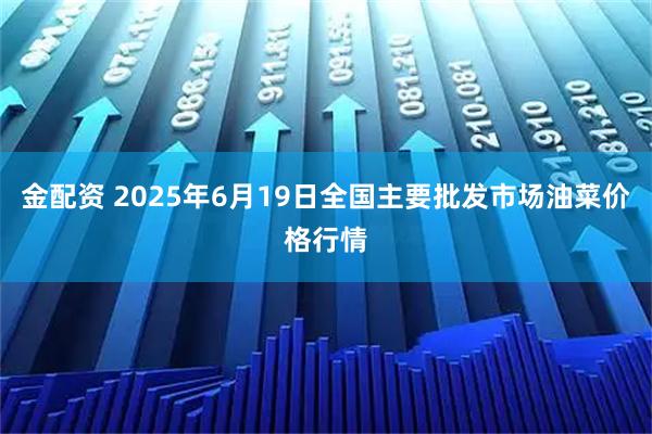 金配资 2025年6月19日全国主要批发市场油菜价格行情