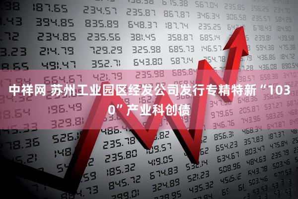 中祥网 苏州工业园区经发公司发行专精特新“1030”产业科创债